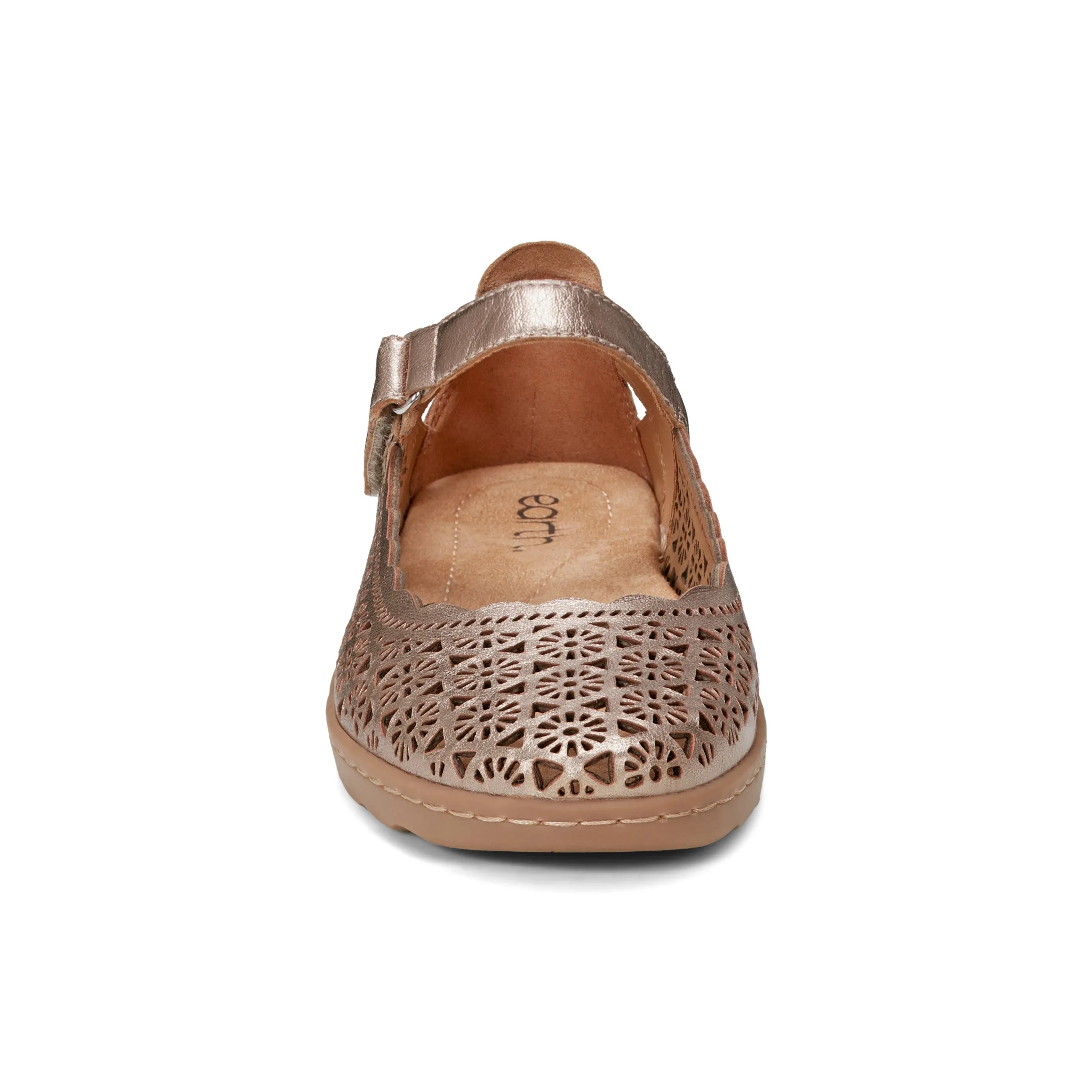 Feather Light Modern Commuters Lady Perforated Slip-On Ballet Flat