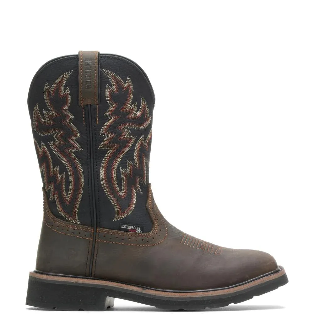 Hard Terrain Men's Rancher Waterproof Wellington Work Boot