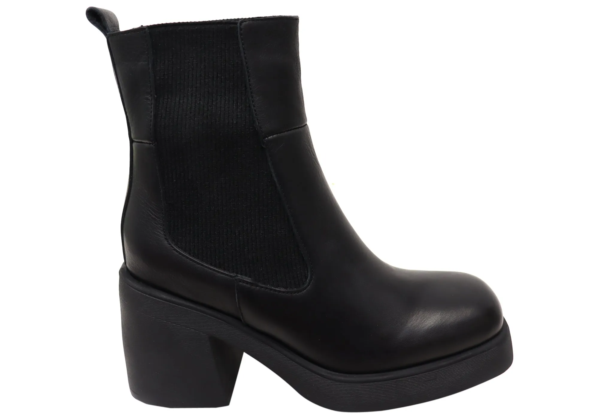 Orizonte Jacira Womens European Comfortable Leather Ankle Boots Frost resistant