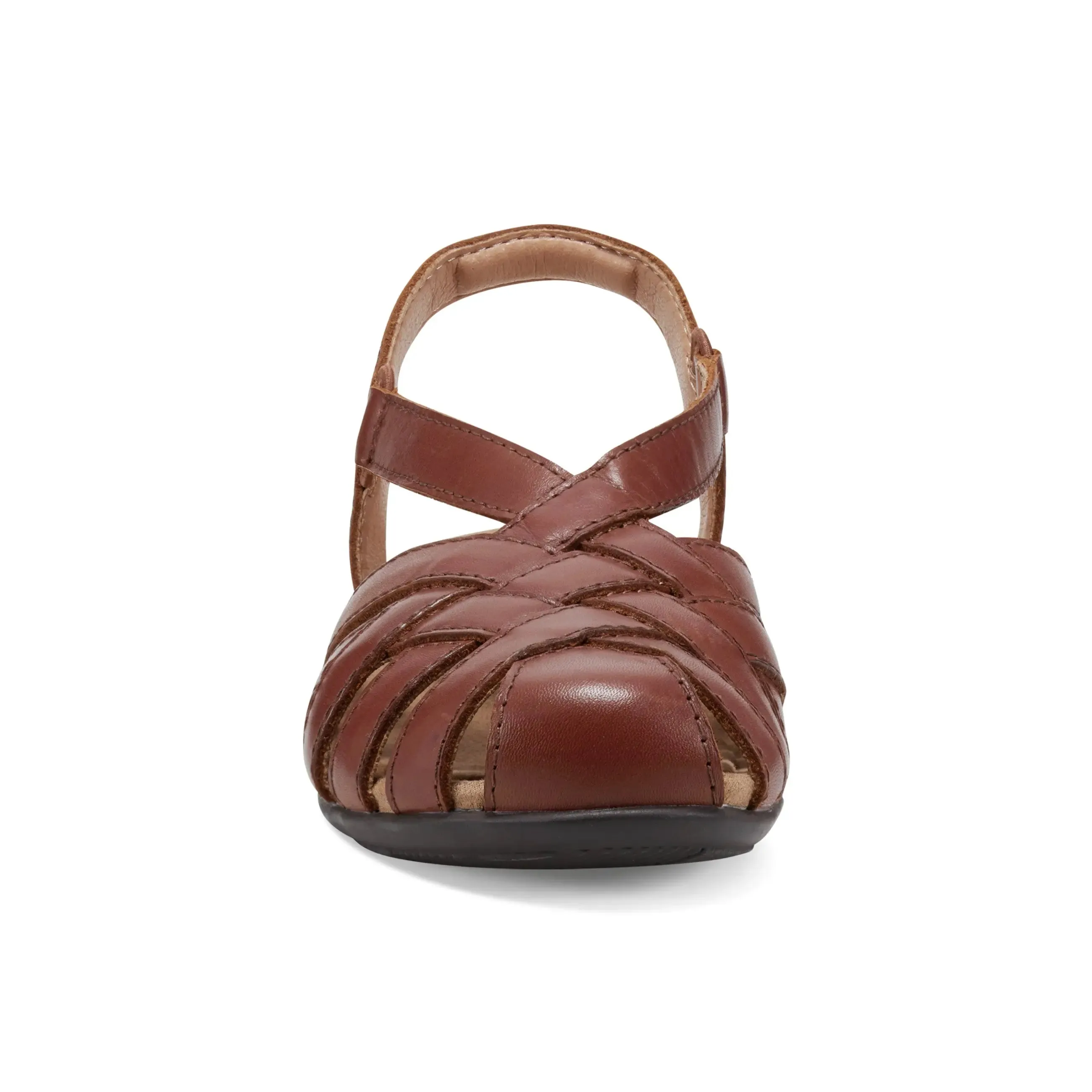 Berri Woven Casual Round Toe Slip-on Sandals Comfort Wedge On Trend