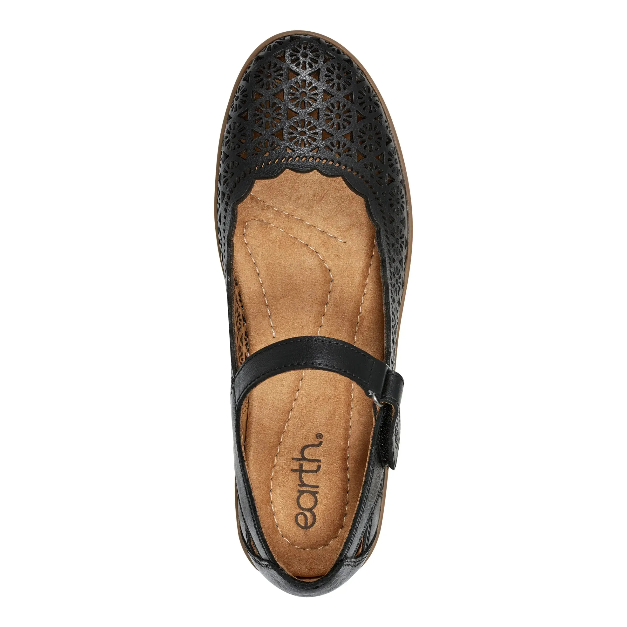 Comfort Midsole Lady Perforated Slip-On Ballet Flat