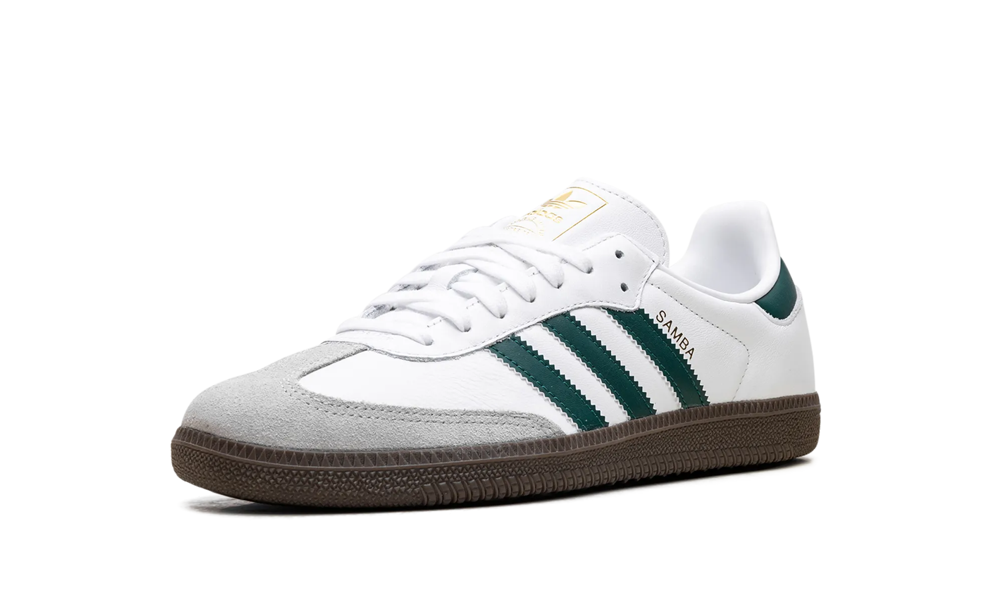 Black Edge Slip Resistant Samba OG "Cloud White Collegiate Green"