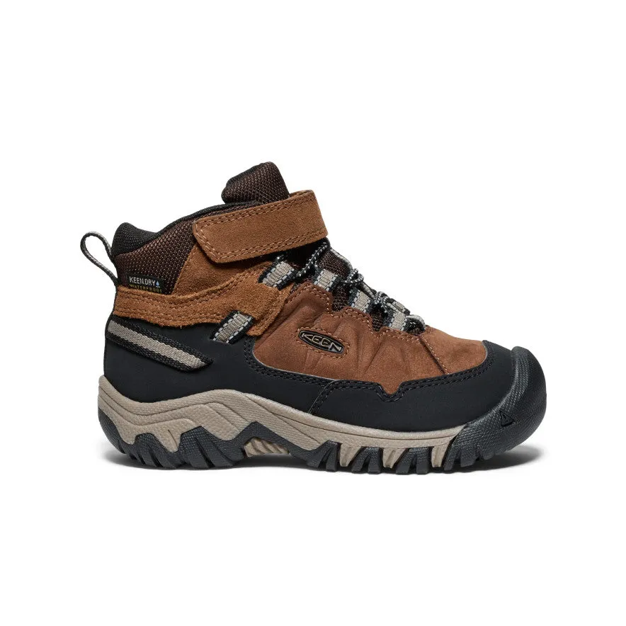 Little Kids' Targhee IV Waterproof Hiking Boot  |  Bison/Brindle Well   Made
