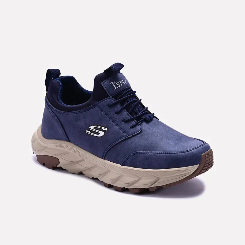 clean look Grid Traction System Blue Sneaker Boots 0120532
