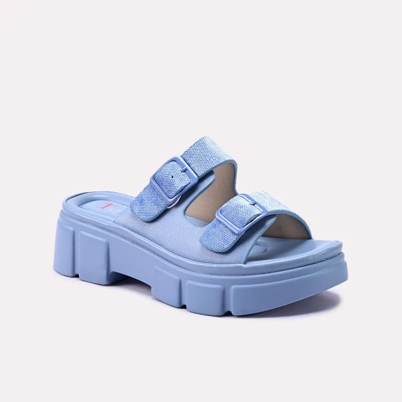 Synthetic Upper Blue Casual Slipper 0413460