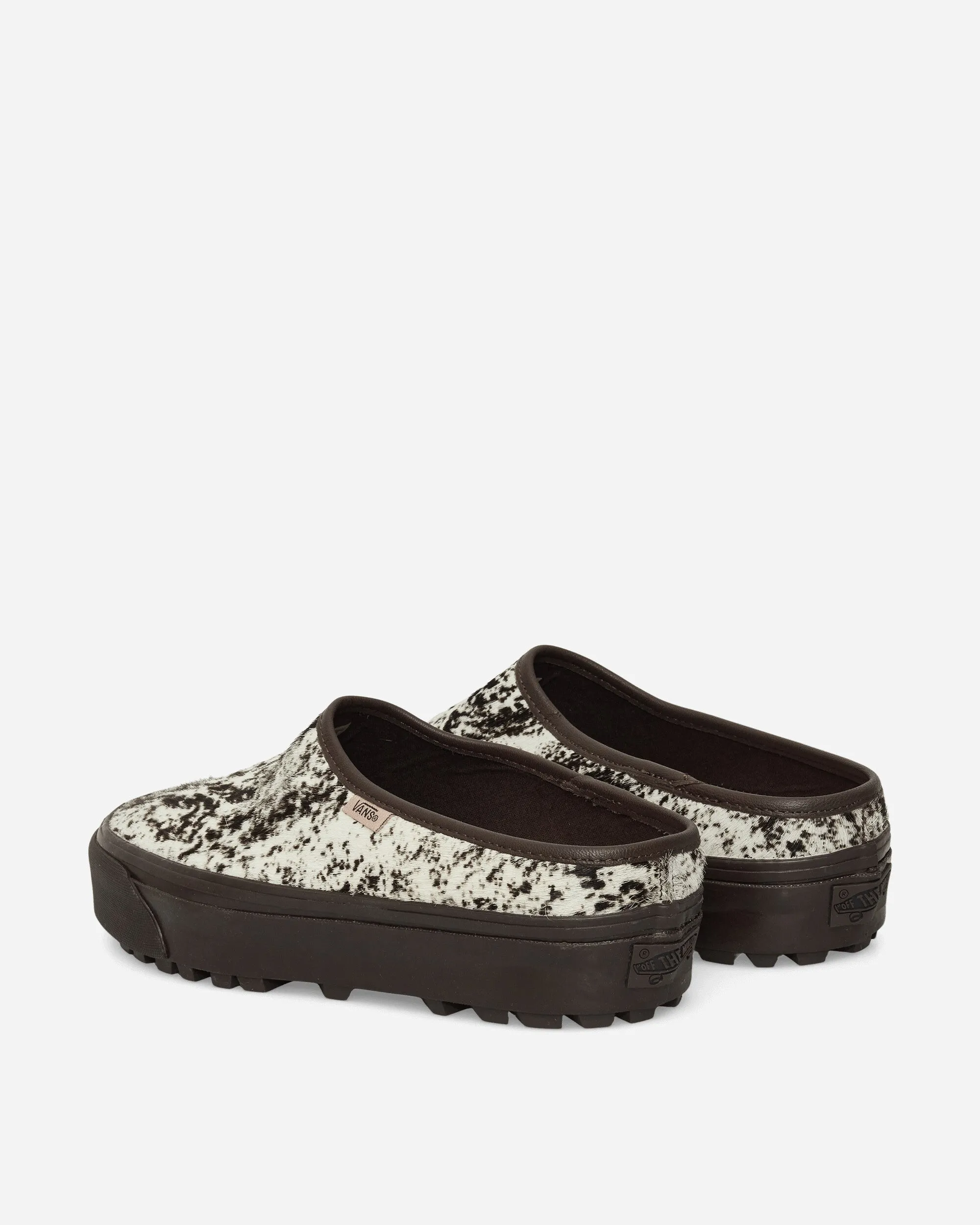 Premium Style 17 Pony Hair Mules Chocolate Plum Global Cool Quick Drying Airport Travel