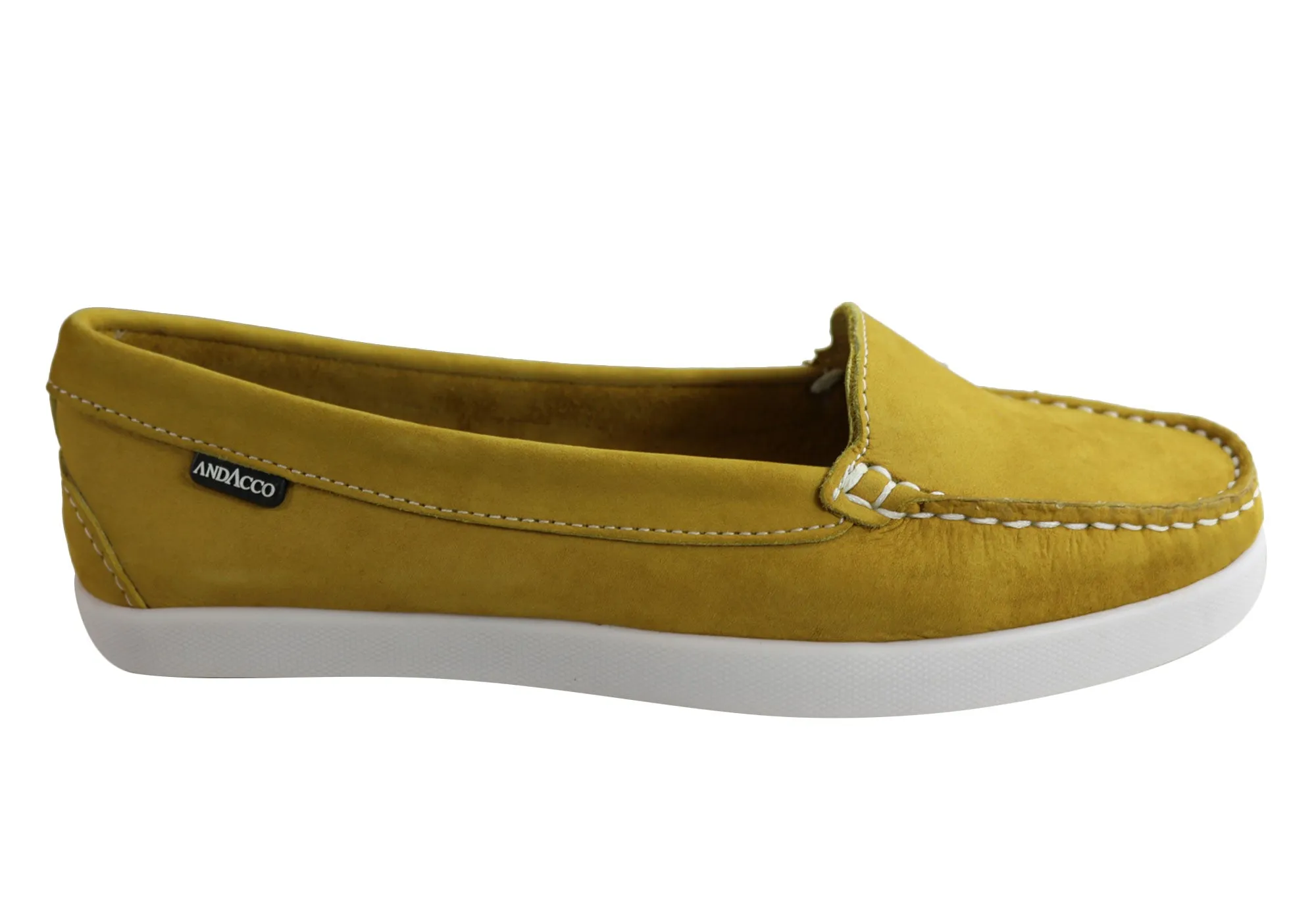 Fashion Accent Outfit Match Andacco Amore Womens Comfortable Flat Leather Loafers Made In Brazil