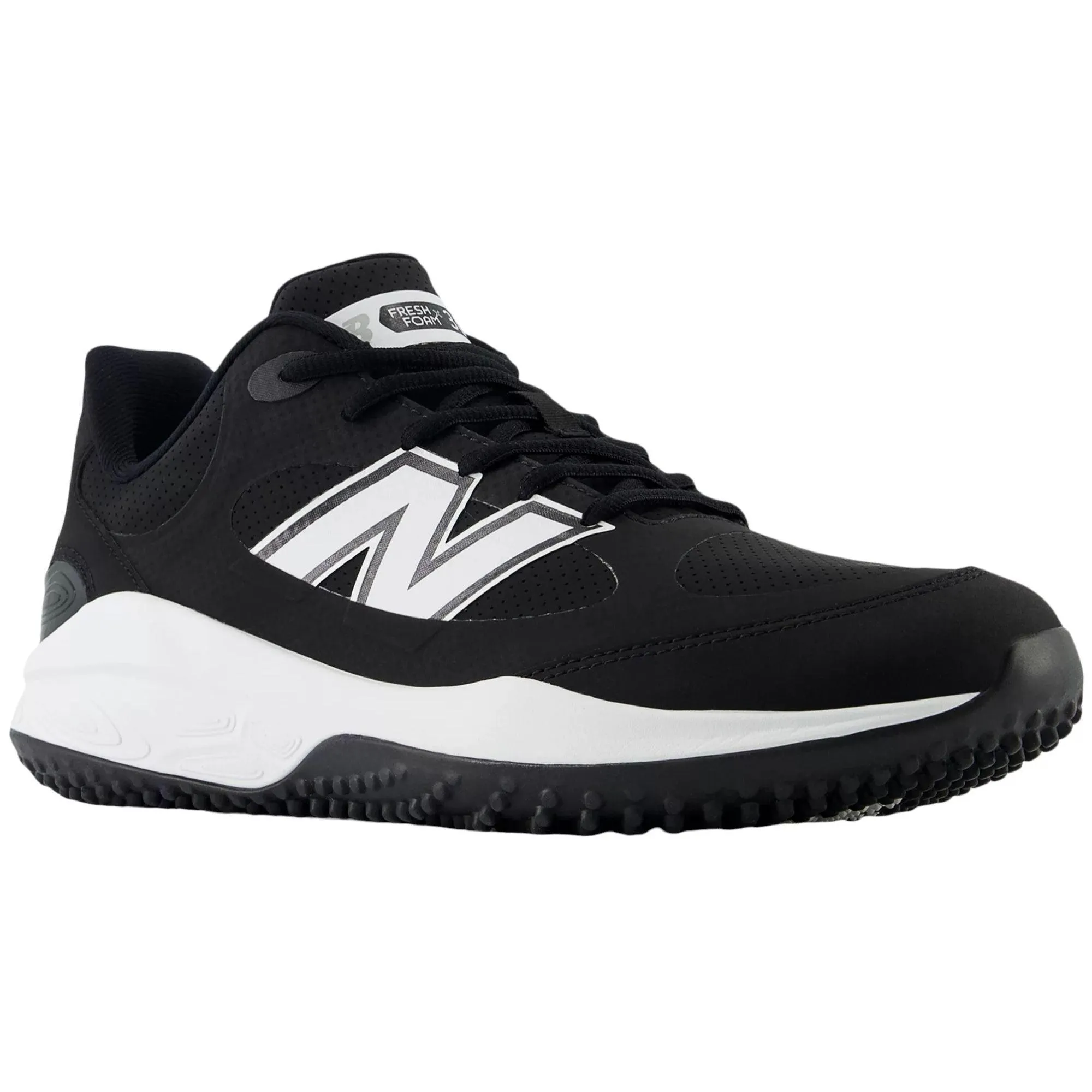 New Balance Men's Fresh Foam 3000 v7 Synthetic Turf Baseball Shoes - Black - T3000SK7 Vital Step Stage Pop