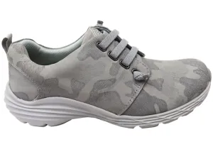Campus Fit Align Velocity Womens Slip On Leather Comfortable Arch Support Shoes