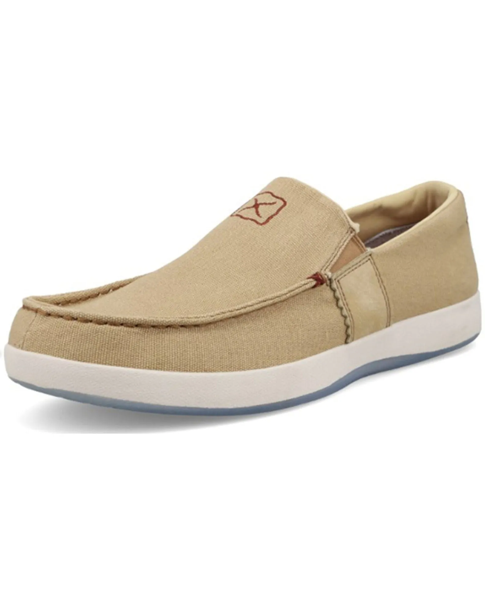 Twisted X Men's Khaki Slip Ons Night Run