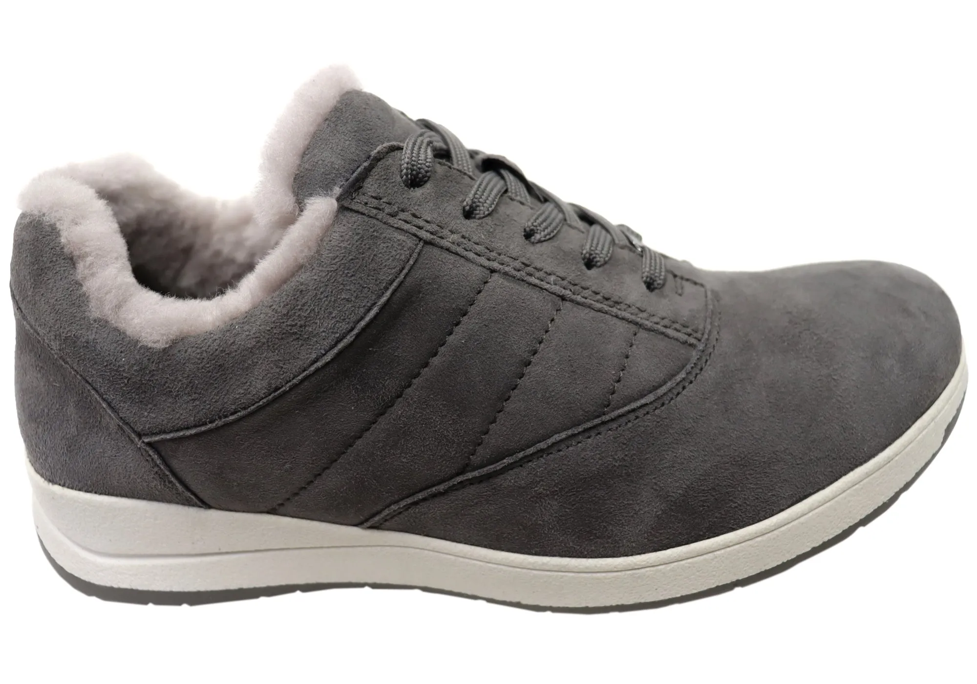 Caprice Moment Womens Extra Wide Comfort Leather Lace Up Shoes Show Time
