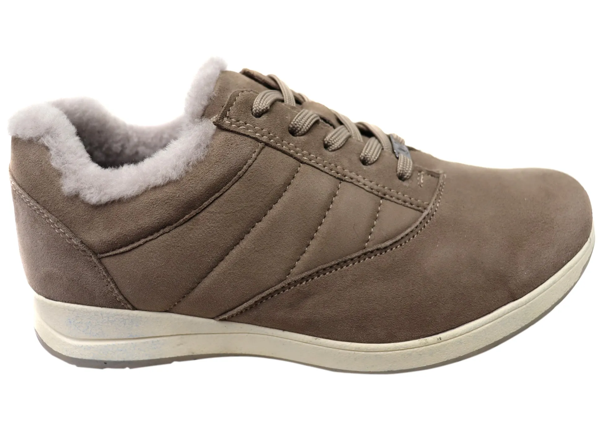 group run Caprice Moment Womens Extra Wide Comfort Leather Lace Up Shoes
