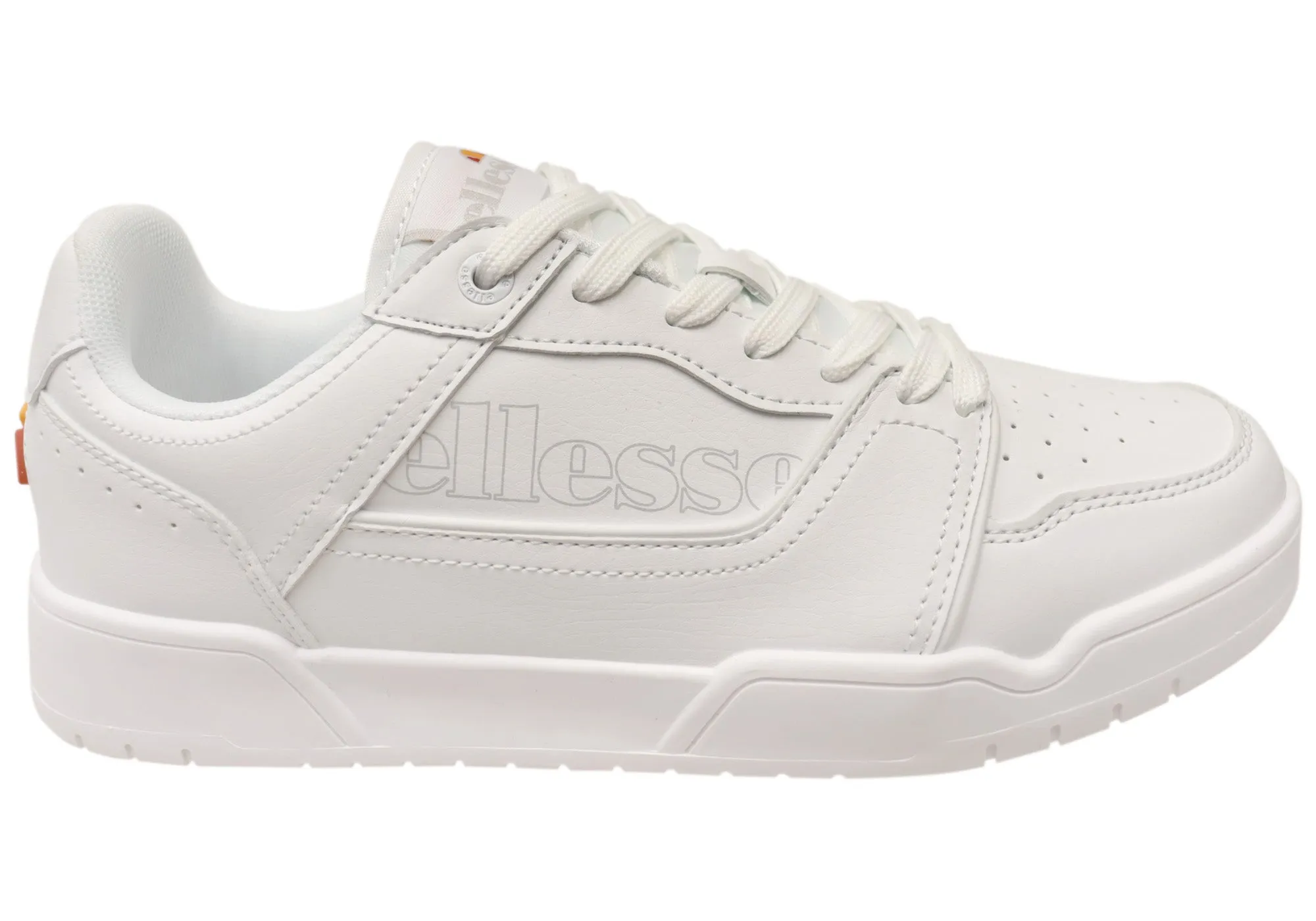 Power Grip Ellesse Mens Comfortable Casual Lace Up Vista Cupsole Sneakers