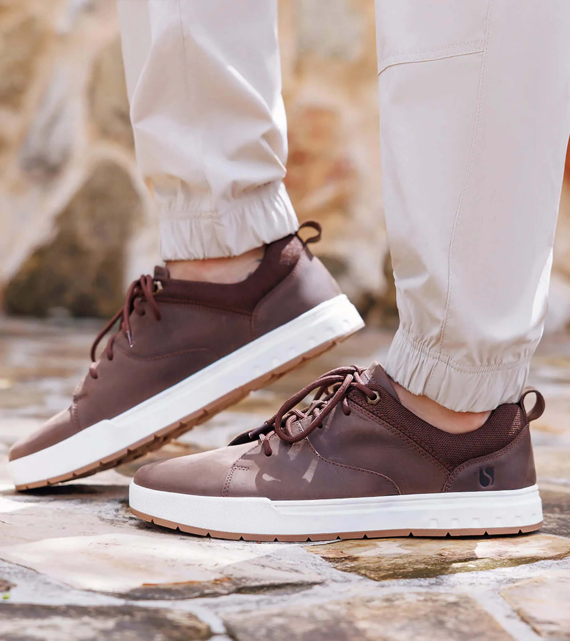 Sweat Resistant Lining Men's Sneakers US-GR-4101