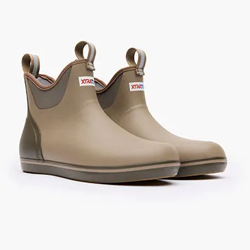 Side zipper Men's 6" Ankle Deck Boot