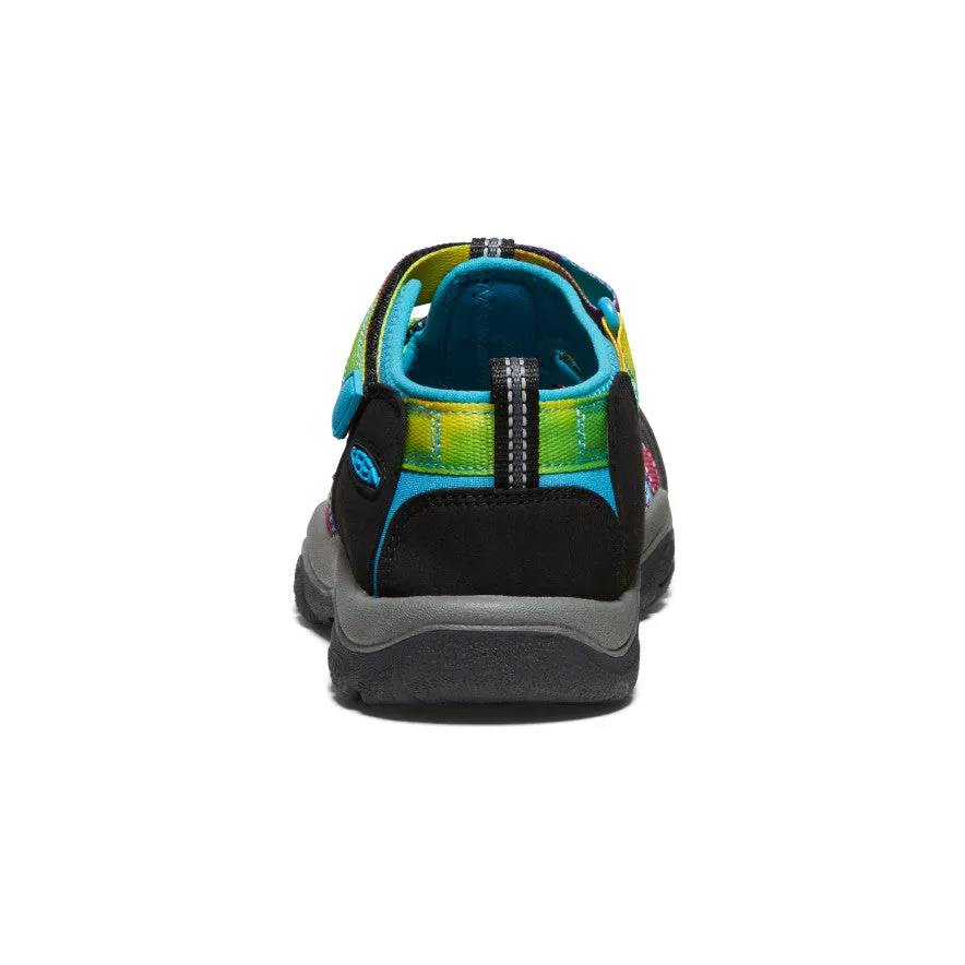 Big Kids' Newport H2  |  Rainbow Tie Dye Sleek Casual Shoes Windy day
