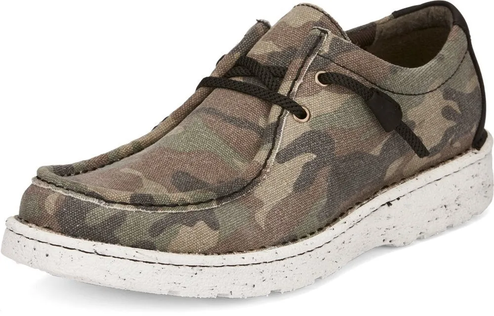 soft feel Holiday Style Justin Hazer Camo Men's Casual Shoe