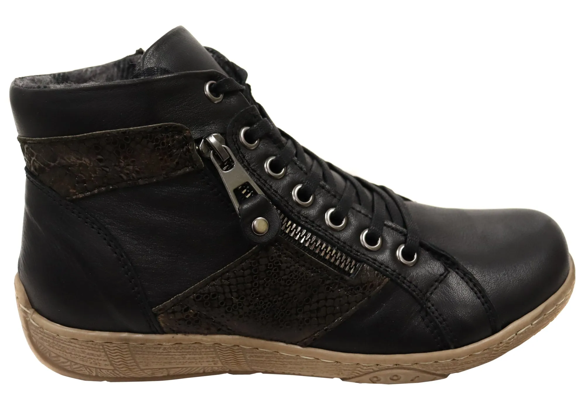 Climate Friendly Quick Drying Cold Weather Commuter Orizonte Pancho Womens European Comfortable Leather Ankle Boots