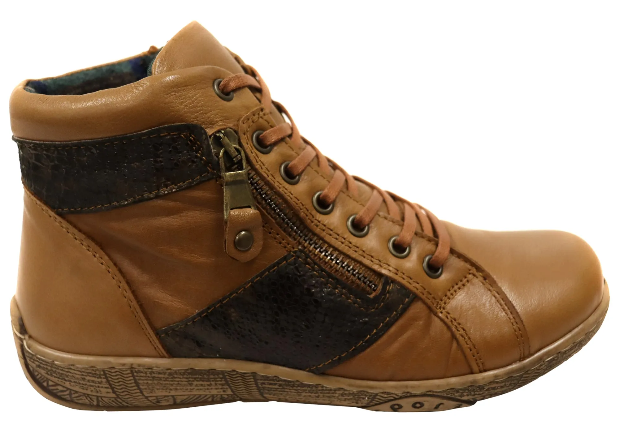 Outdoor Tested Mud Resistant Weekend Wanderer Orizonte Pancho Womens European Comfortable Leather Ankle Boots