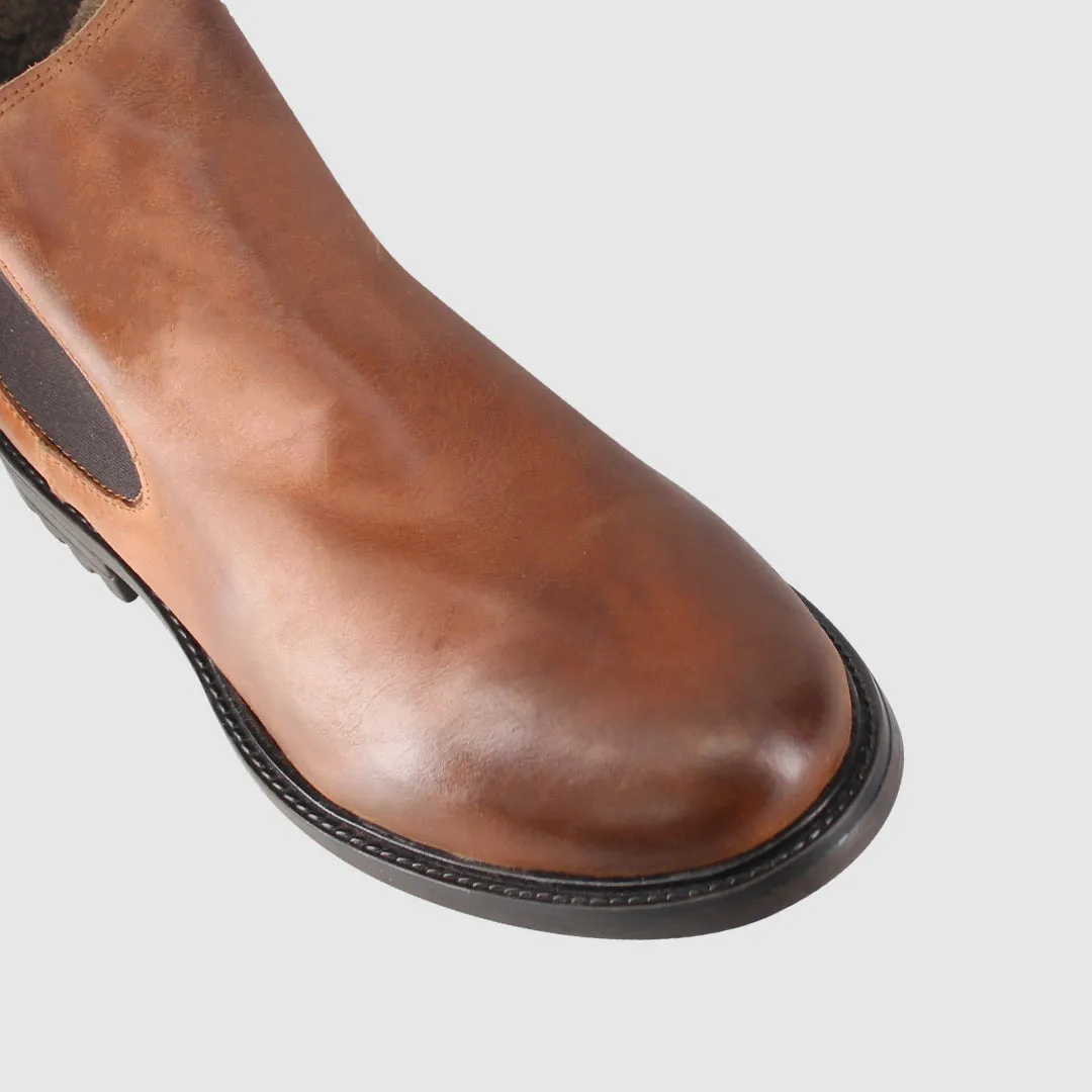 Rodeo Chelsea Boots Cognac Trendy Vibe No Laces