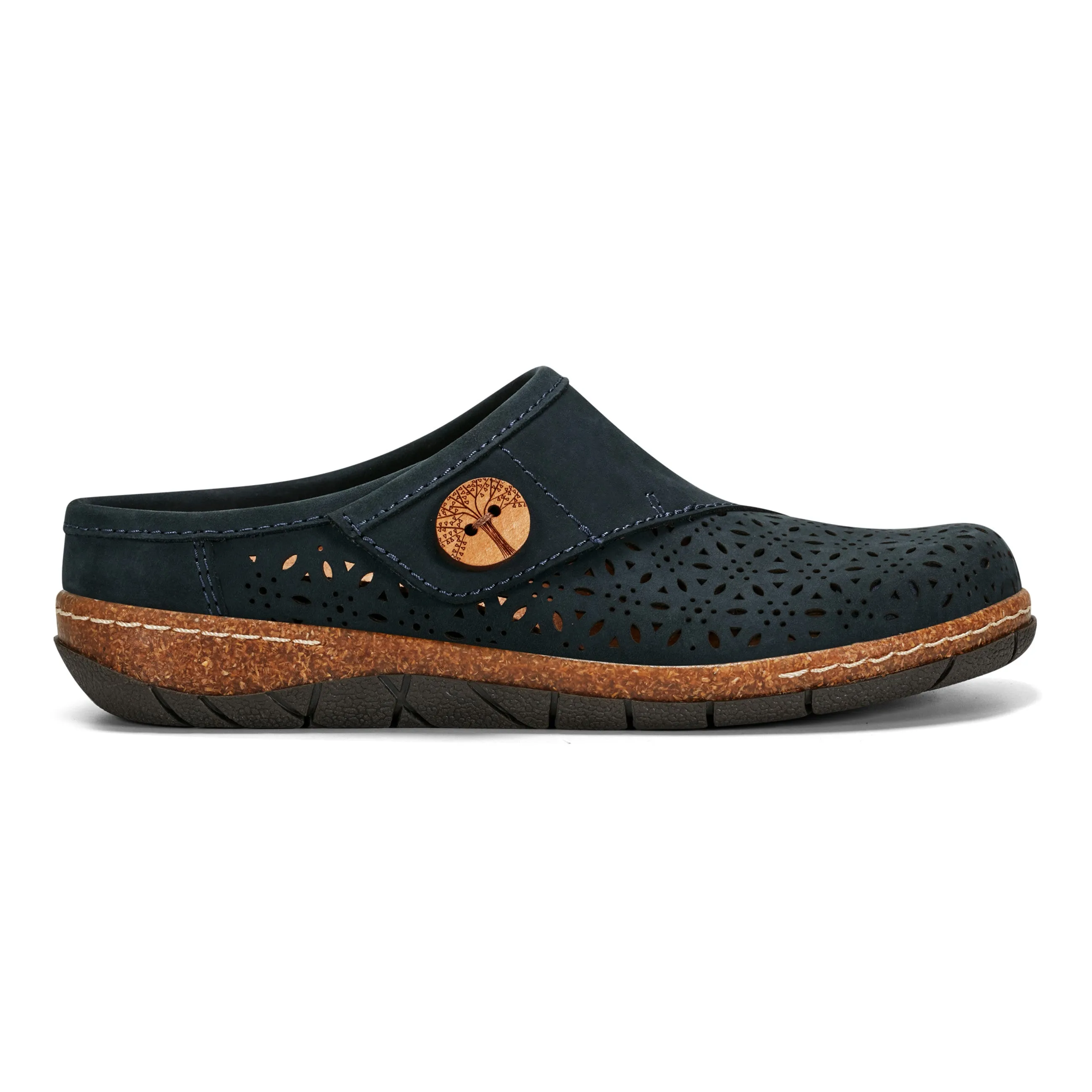 Erinn Round Toe Casual Slip-on Flat Clogs Petite Fit Night Out
