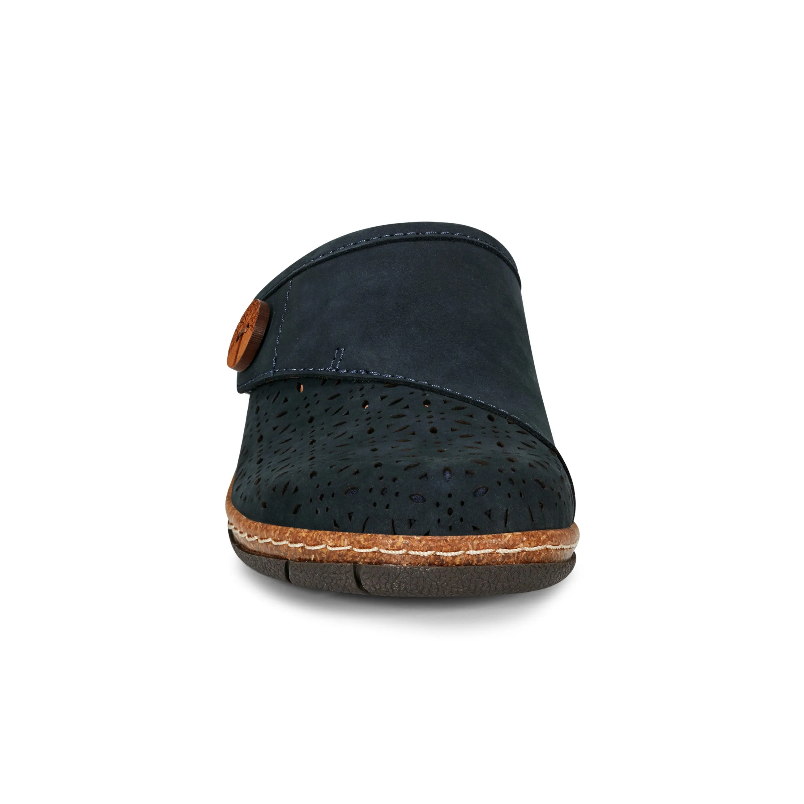 Erinn Round Toe Casual Slip-on Flat Clogs Celebrity Vibe Family Time