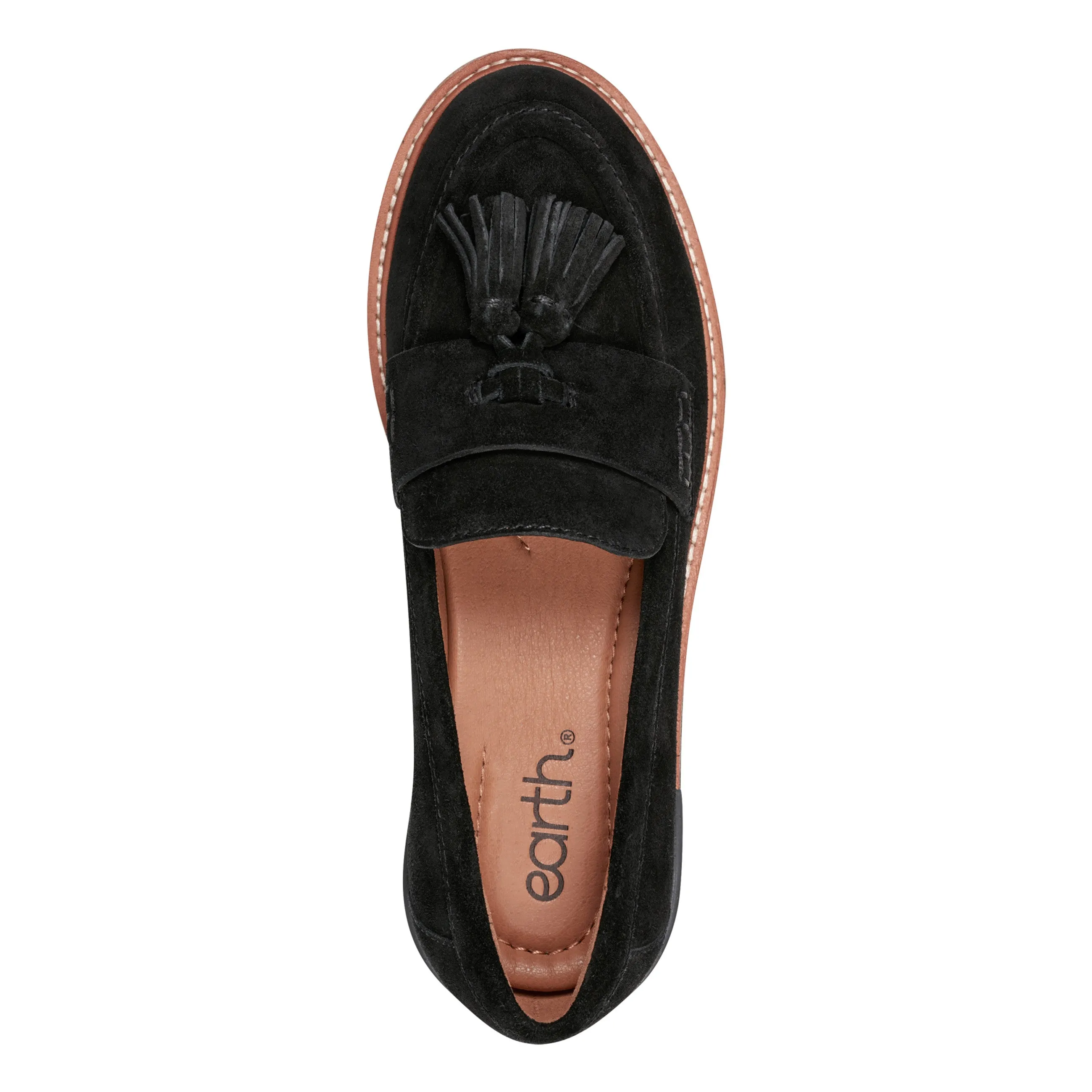 Zimm Round Toe Lug Sole Casual Slip-on Loafers Skin Soft Campus Cool