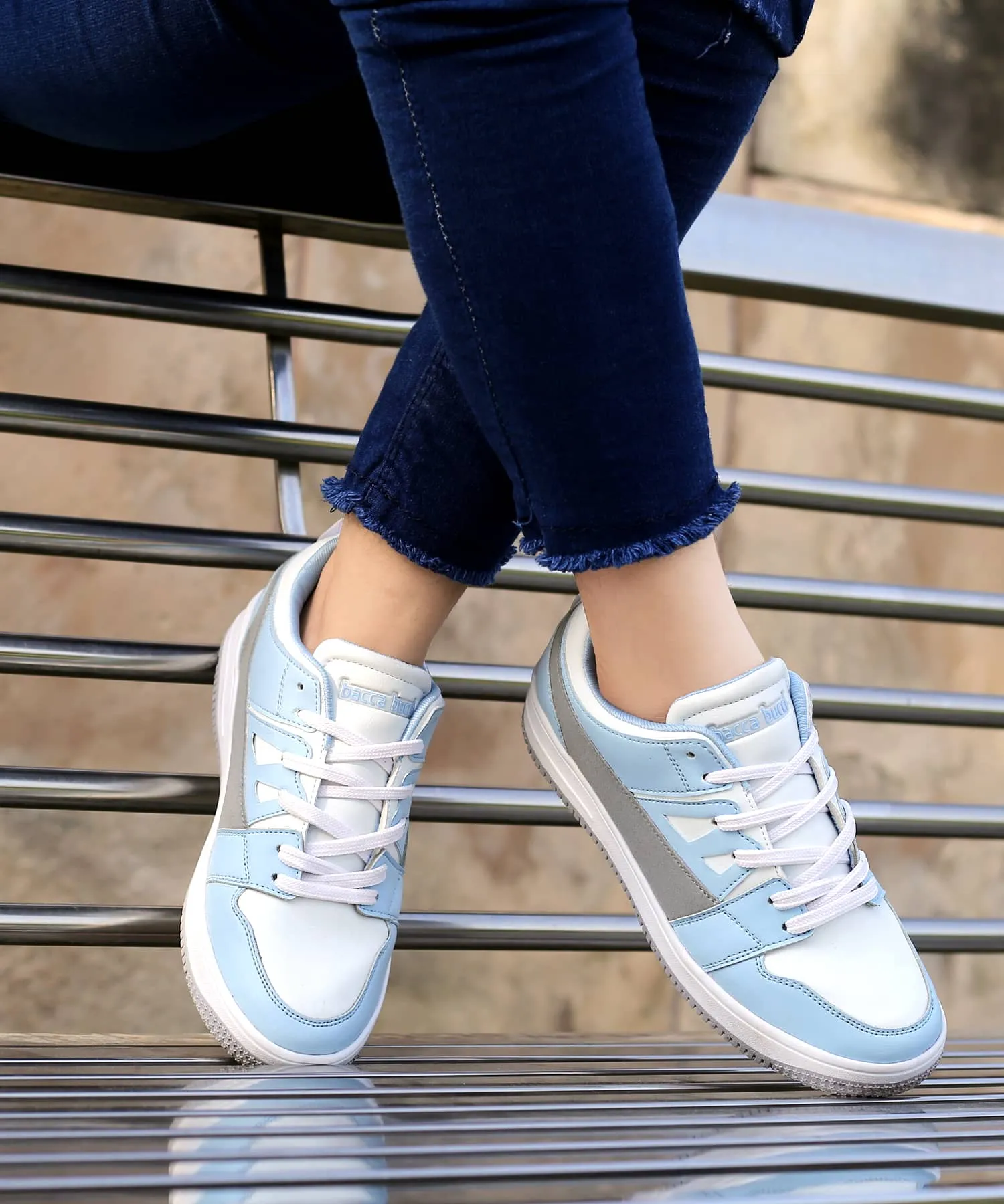 Bacca Bucci SERENITY Low Top Flat Sole Fashion Women's Sneakers Elegant Mood