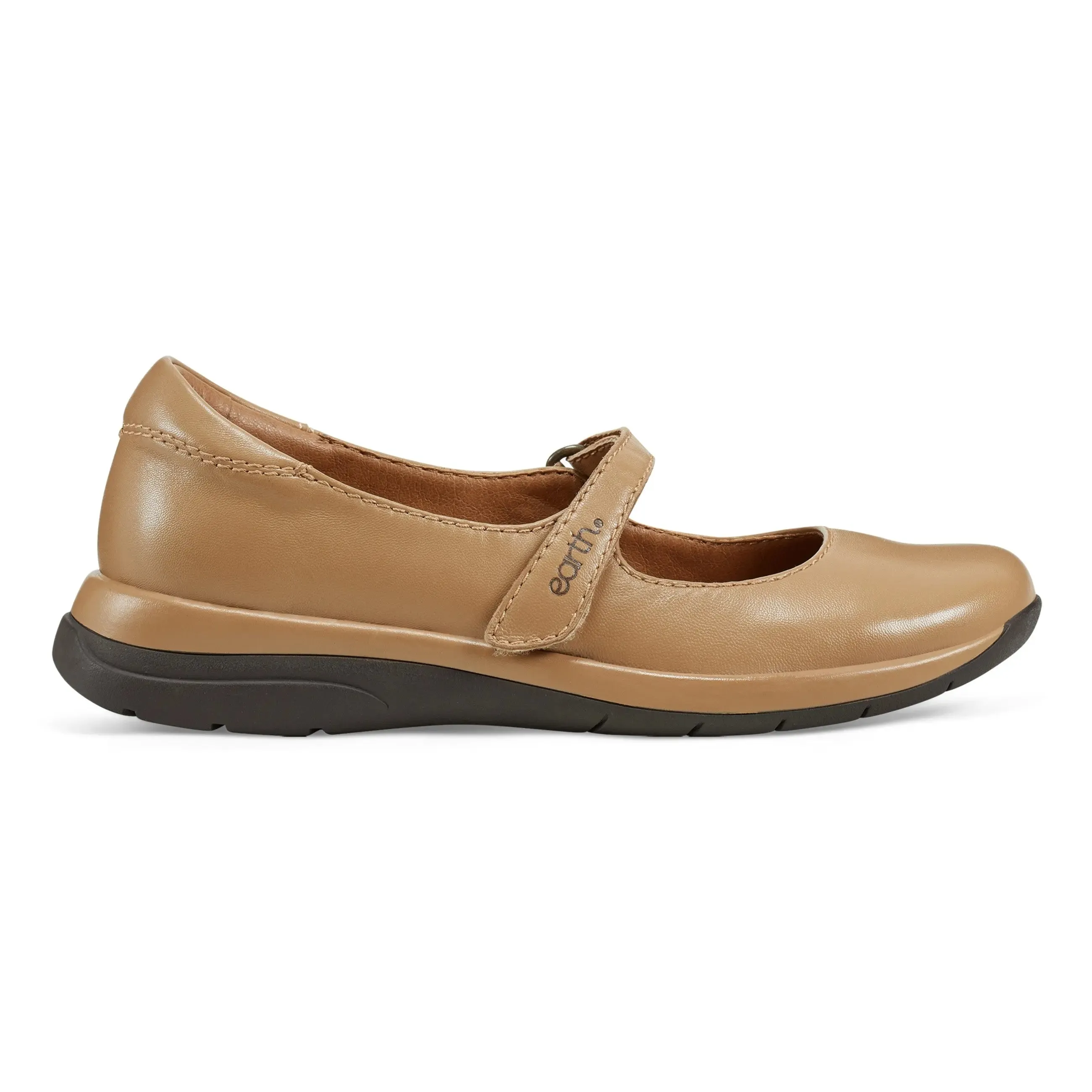 Tose Lug Sole Square Toe Casual Ballet Flats Frost Safe
