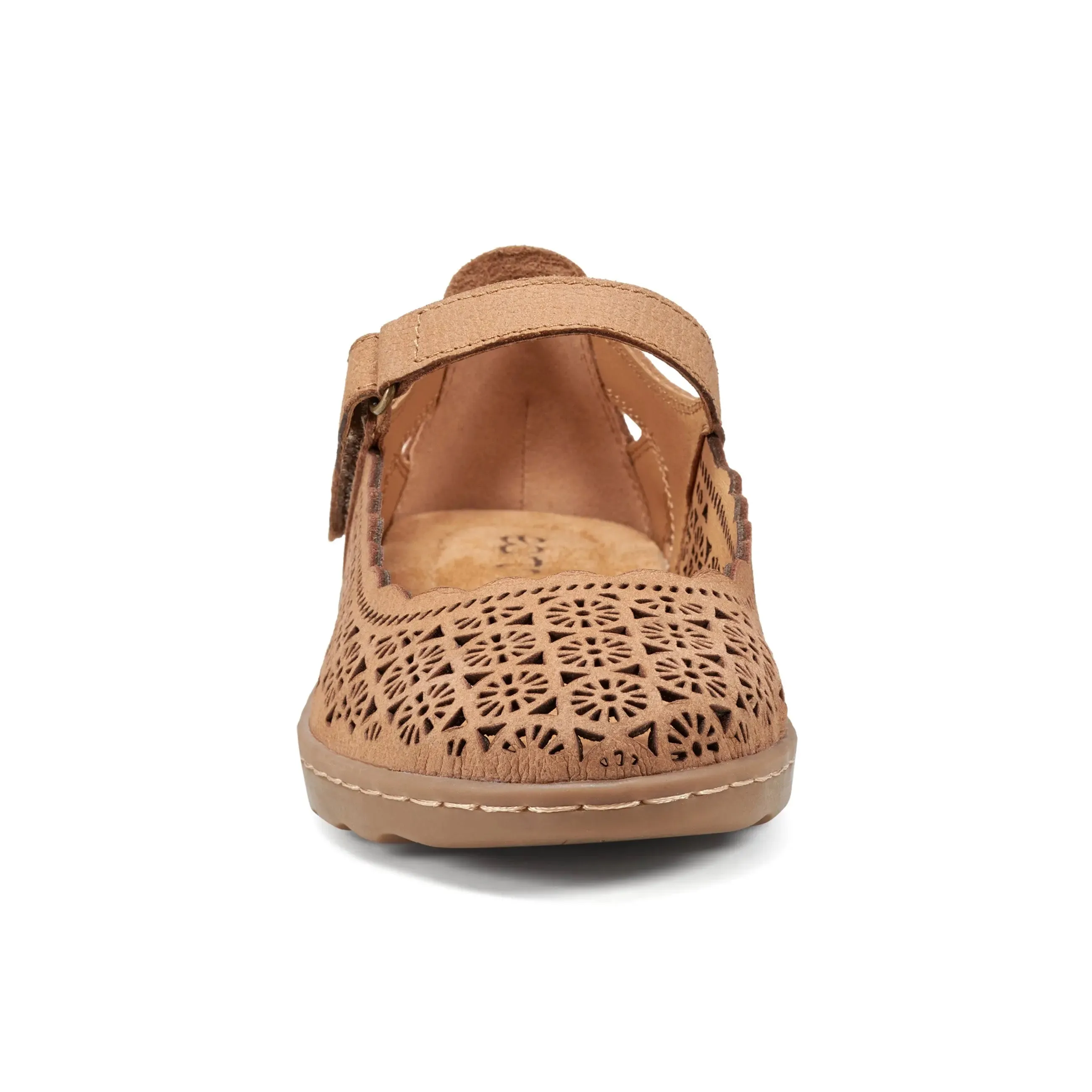 Cliff Edge Satin Glow Lady Perforated Slip-On Ballet Flat