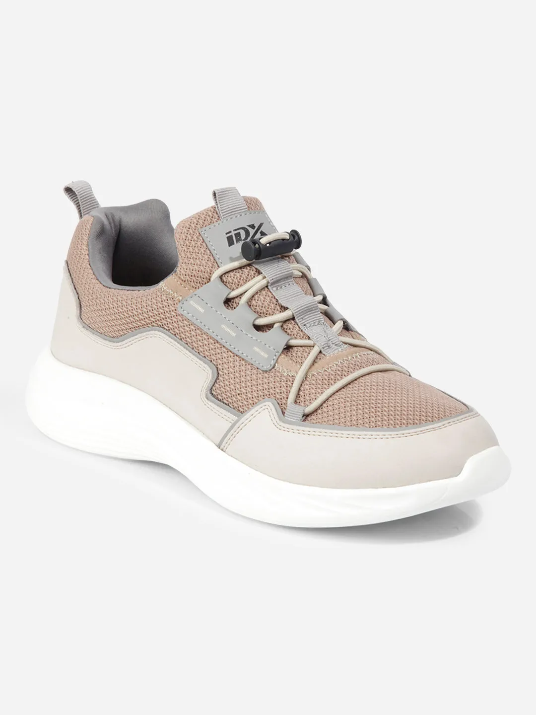 Men's Beige Textured Mesh Sneakers IX7131 Training Sneakers Modern Motion