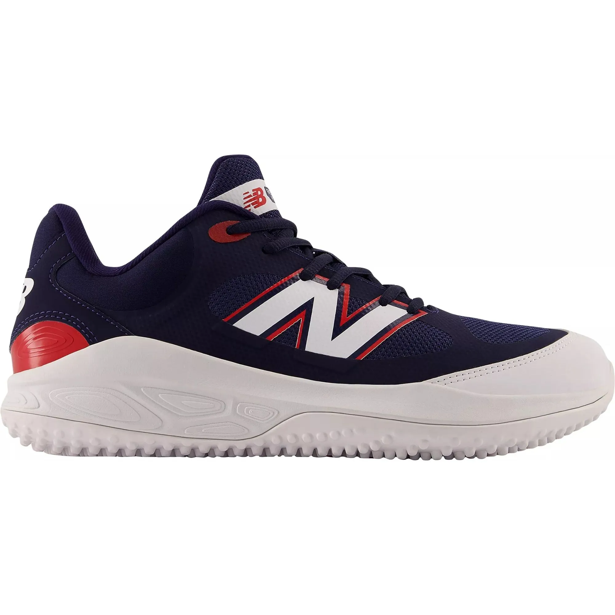 Energy Walk Quick Drying Airport Travel New Balance Men's Fresh Foam 3000 v7 Turf Baseball Shoes - Navy/White/Red - T3000RB7