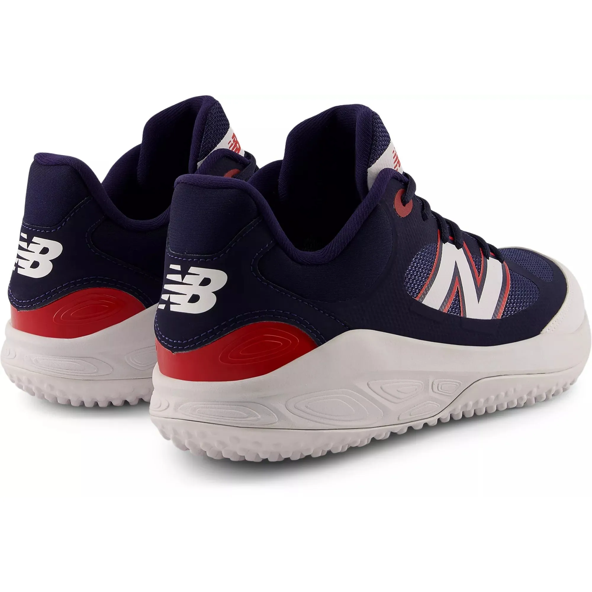 Look Ready New Balance Men's Fresh Foam 3000 v7 Turf Baseball Shoes - Navy/White/Red - T3000RB7