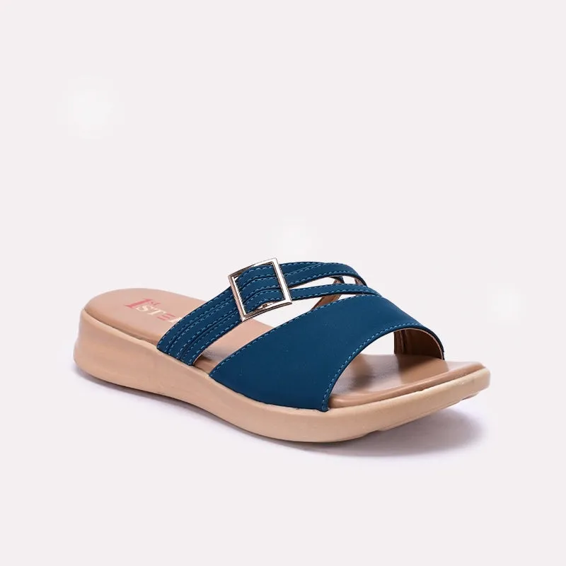 Blue Casual Slippers 0413142 Responsive Cushion Weekend Warriors