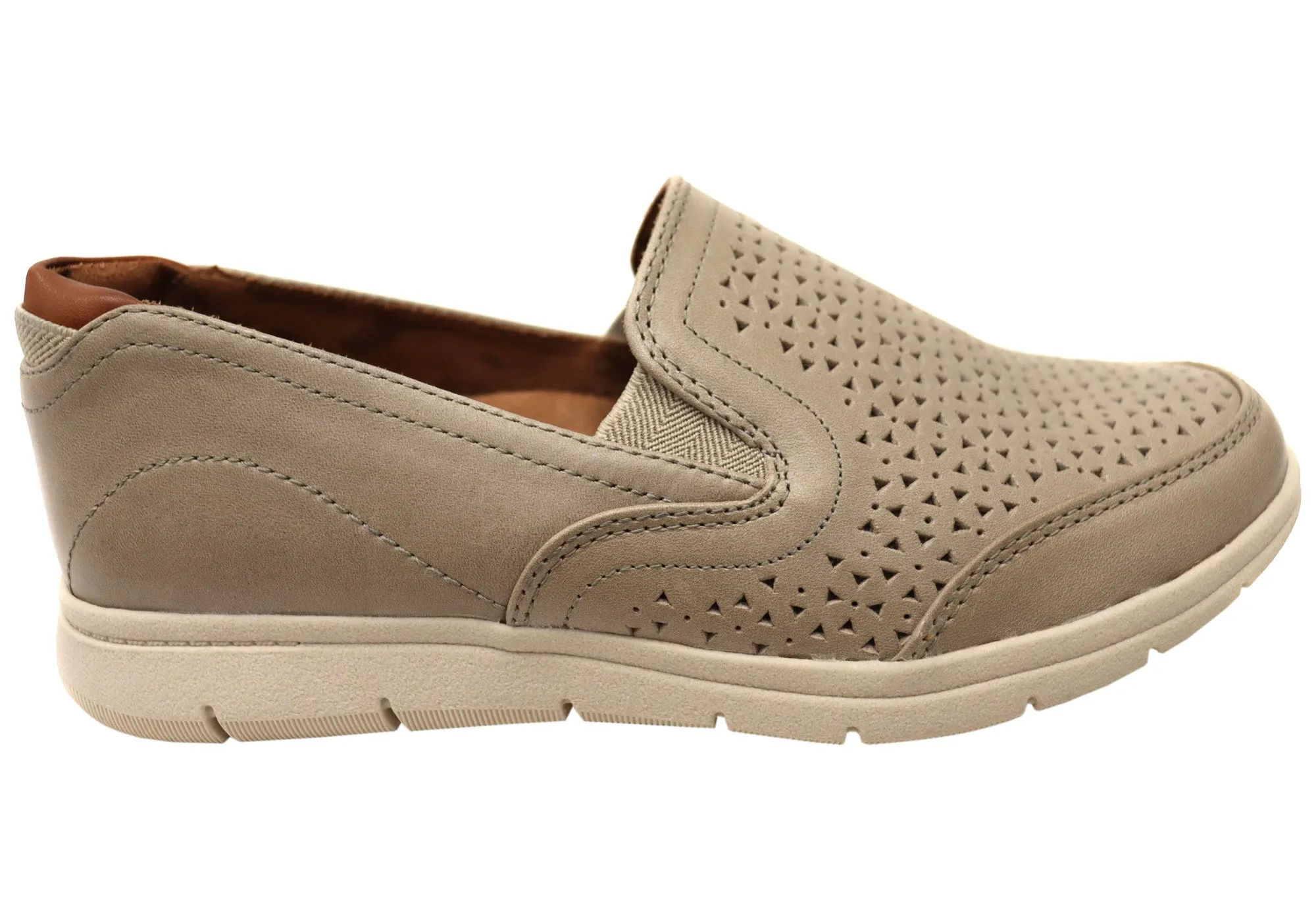 Cobb Hill Lidia Slip On Comfortable Leather Shoes All Driven Commute Light