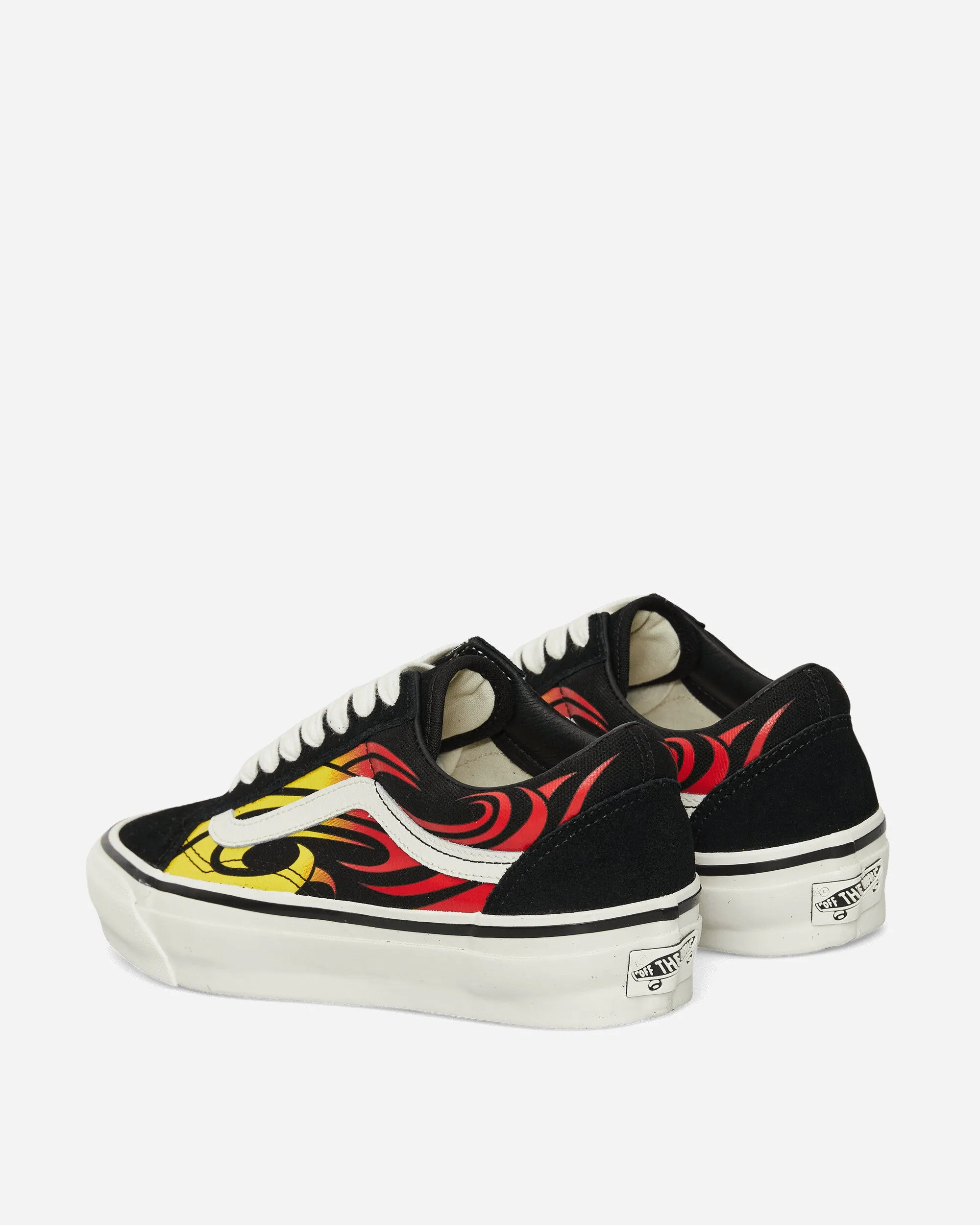 Soft Balance Core Premium Old Skool Y2K Flame Sneakers Black / White