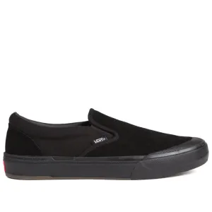 Red Glow Vans Slip On BMX - Black/Black