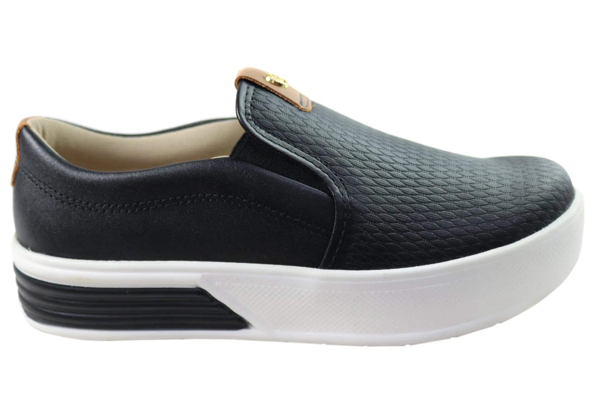 Pegada Cathy Womens Comfortable Leather Casual Shoes Made In Brazil Narrow Fit