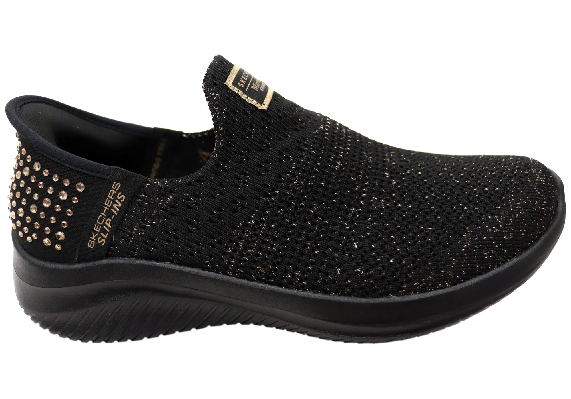 Skechers Womens Slip Ins x Martha Stewart Ultra flex Glam Life Shoes Family Meet Smart Footwear