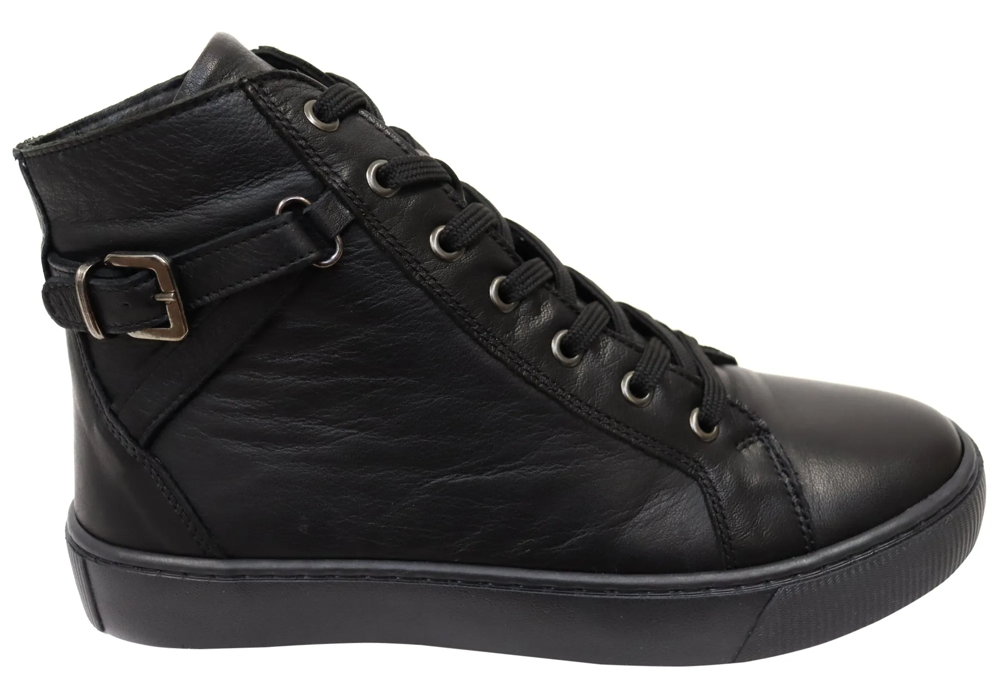 Orizonte Camora Womens European Comfortable Leather Ankle Boots Western Style Transitional Look