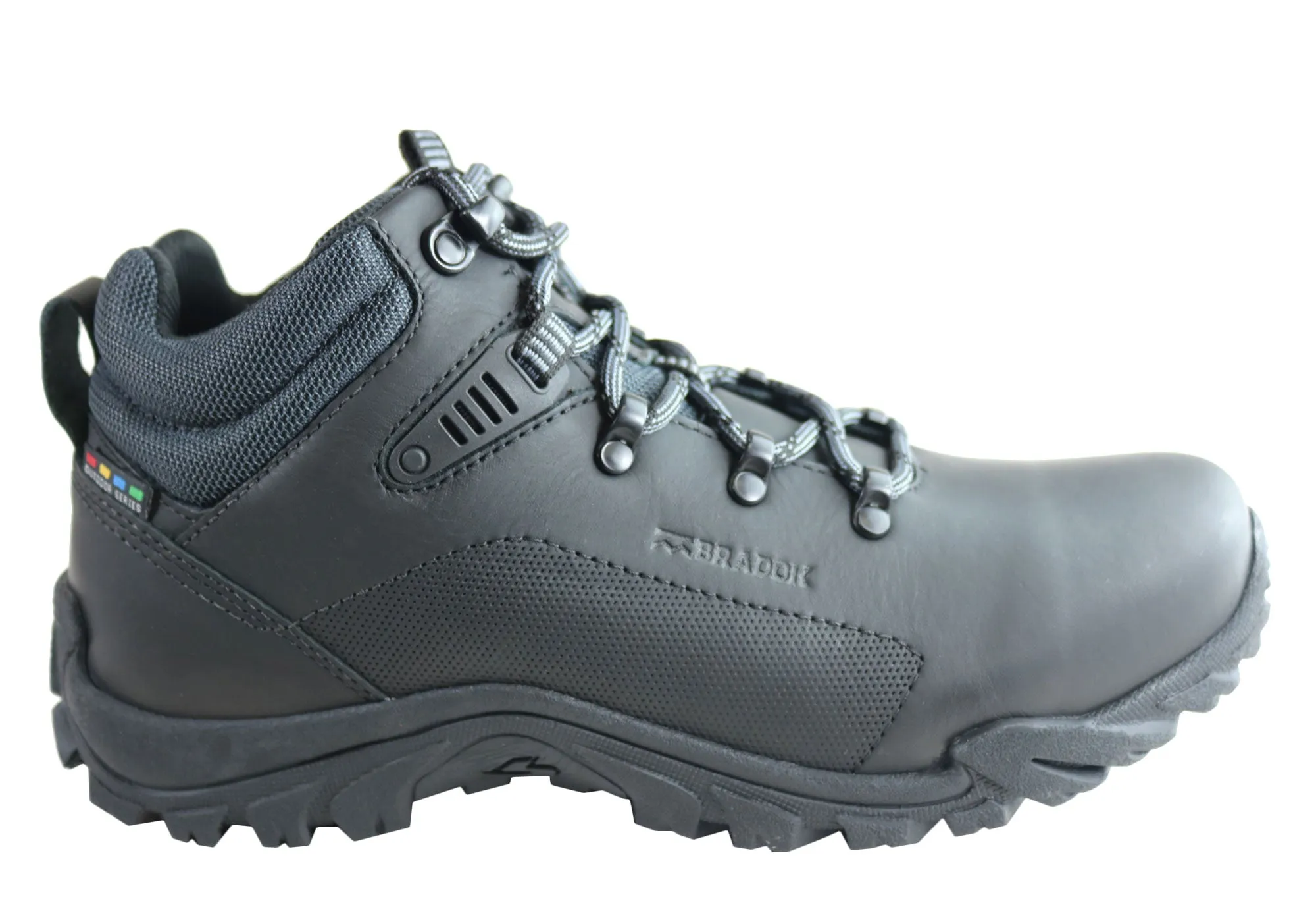 Bradok Zion M Mens Comfortable Leather Hiking Boots Made In Brazil Roll Up All Weather Outdoor Explorer