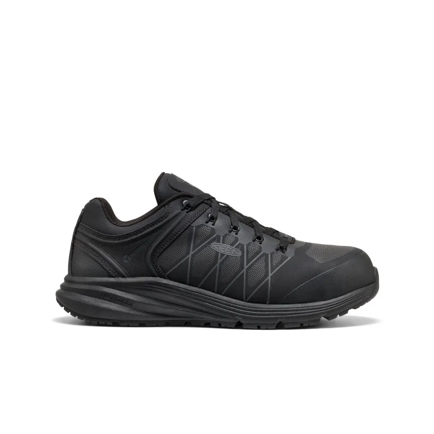 Quick Drying Weekend Errands Men's Vista Energy XT Work Sneaker INT MET (Carbon Toe)  |  Black/Magnet