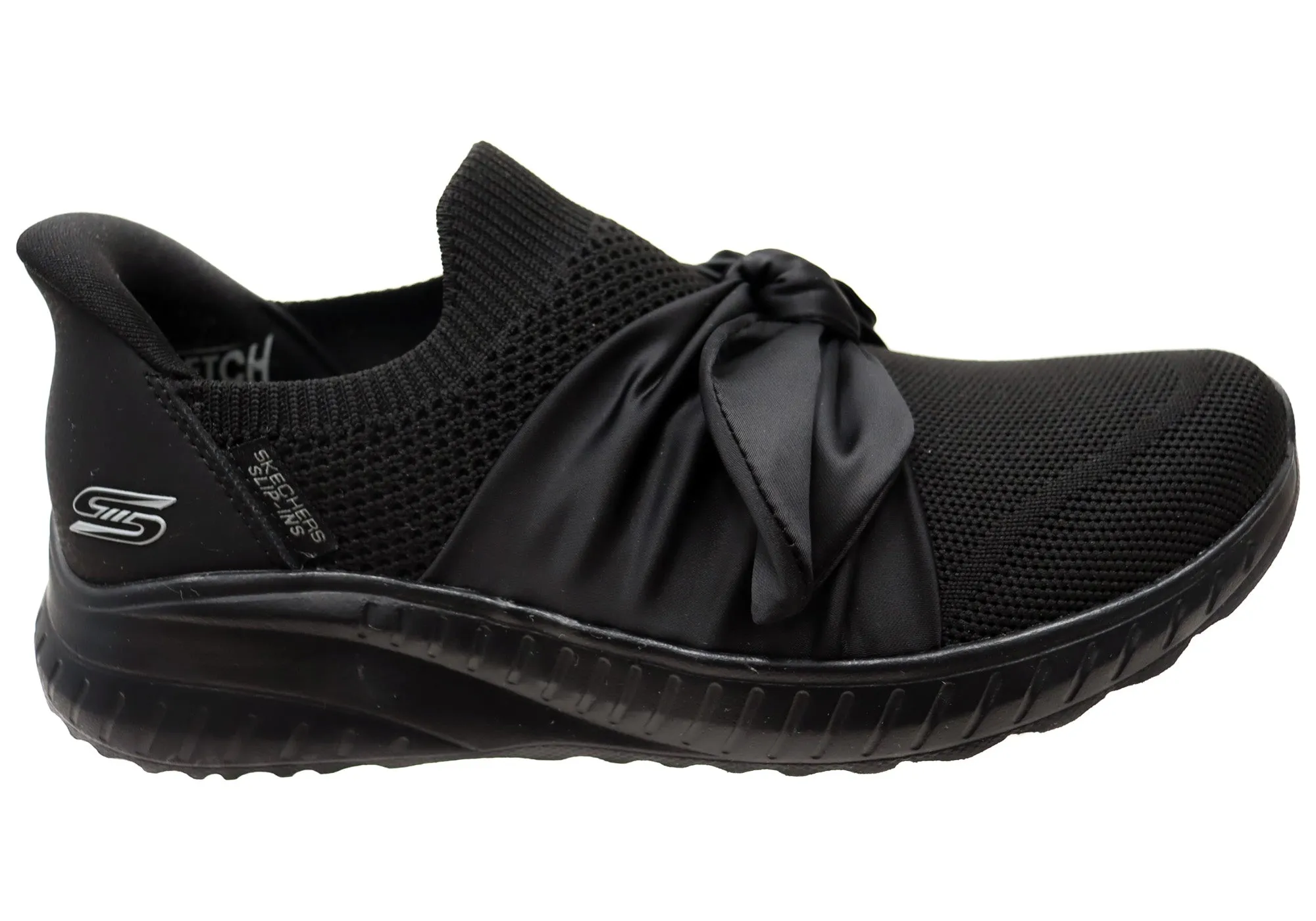 SyntheticUpper Skechers Womens Slip Ins BOBS Squad Chaos Inspire Away Shoes