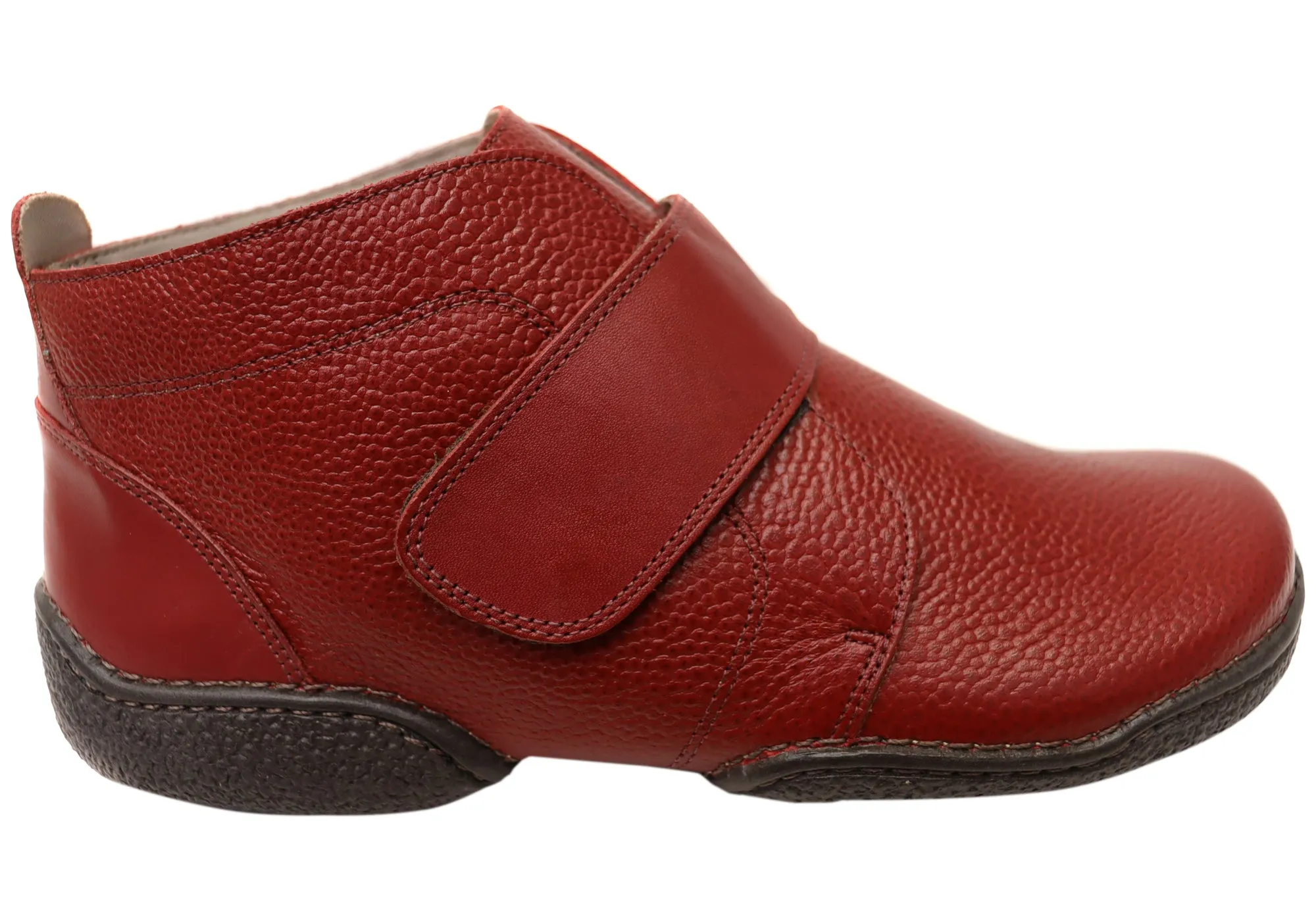 J Gean Zoey Womens Comfortable Leather Ankle Boots Made In Brazil Padded Interior Rural Traveler