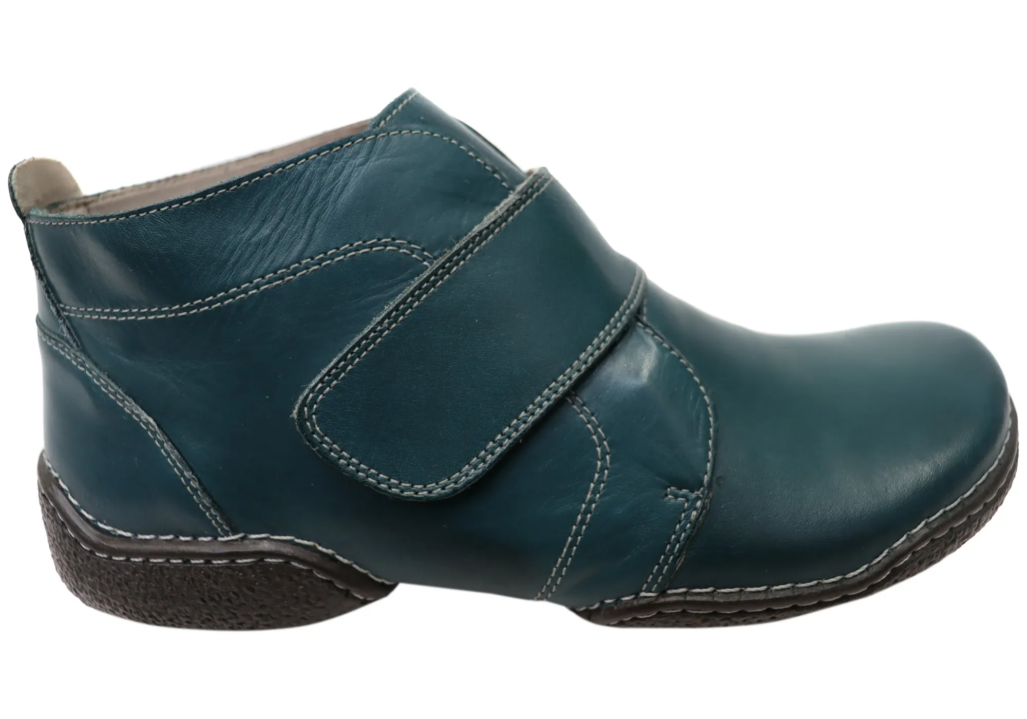 Padded Interior Weekend Camping J Gean Zoey Womens Comfortable Leather Ankle Boots Made In Brazil