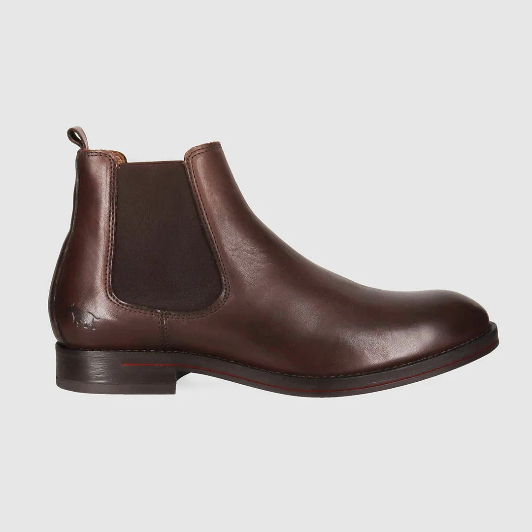Grippy Outsole Rural Traveler Winner Chelsea Boots Dark Brown