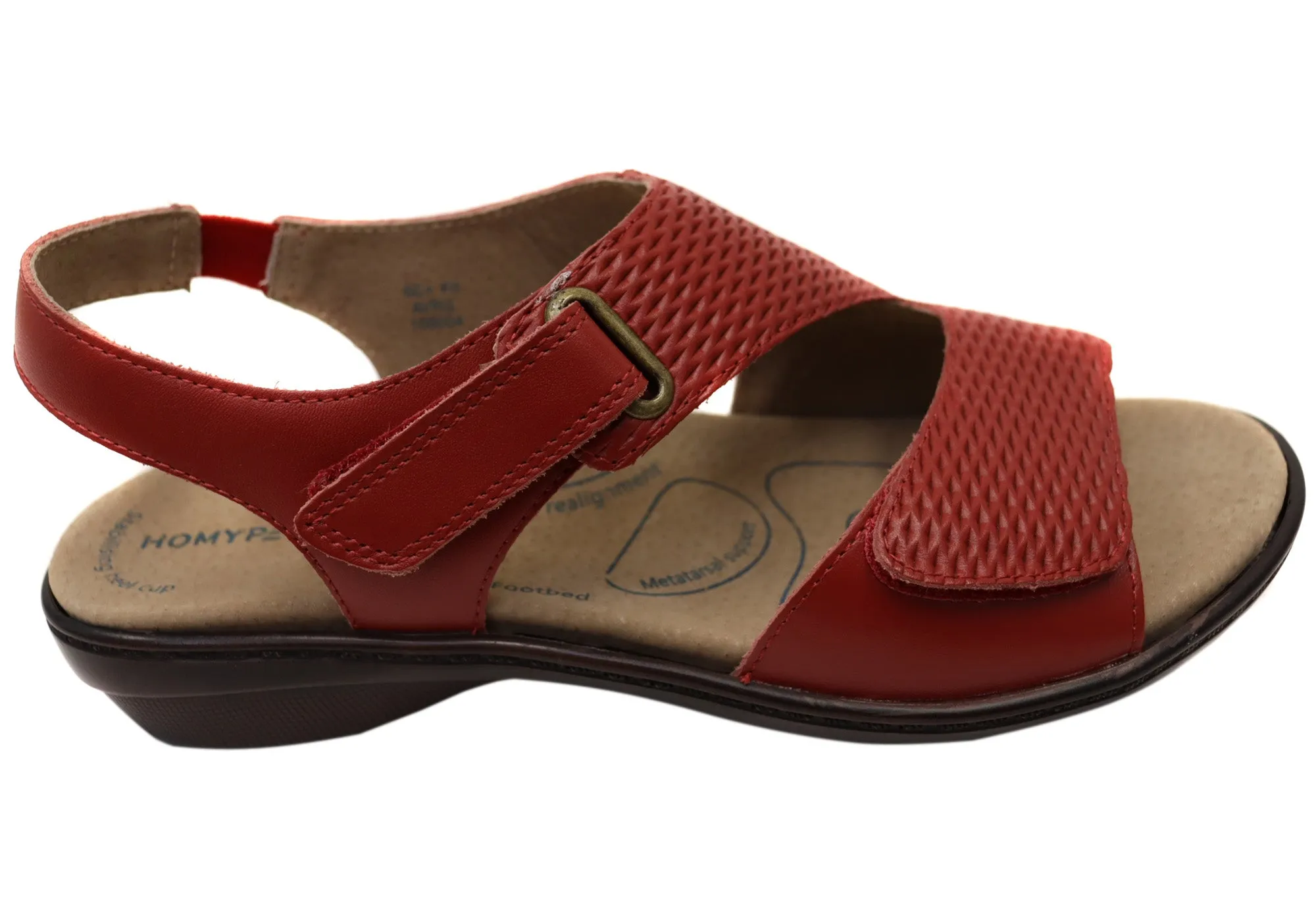 Open Air Homyped Avril Womens Supportive Comfortable Leather Sandals