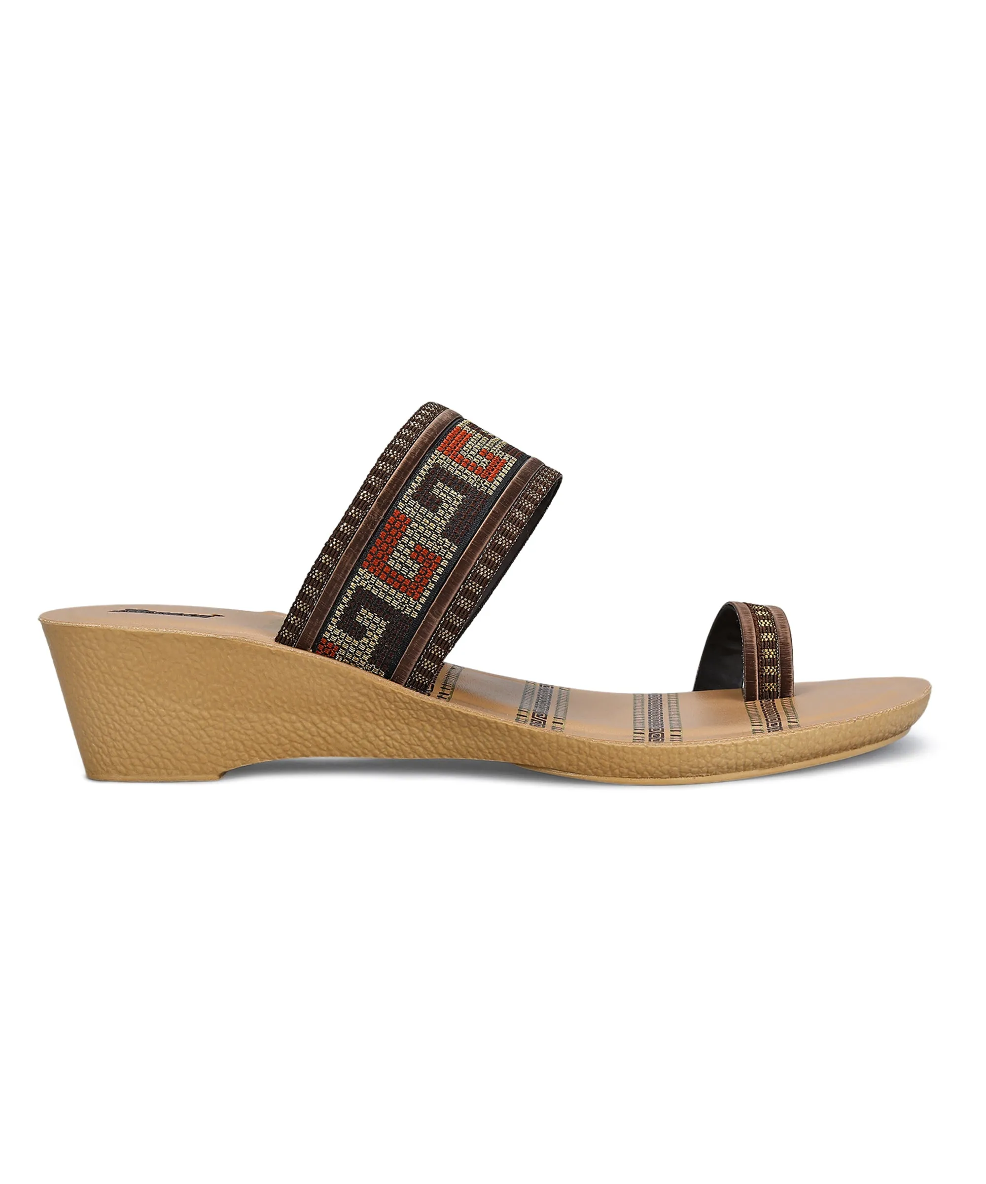 Chic Vacation Flats Sleek Feel Paragon Women's Trendy Wedge Heel Sandals with Cushioned Sole and Sturdy Construction for Everyday Use