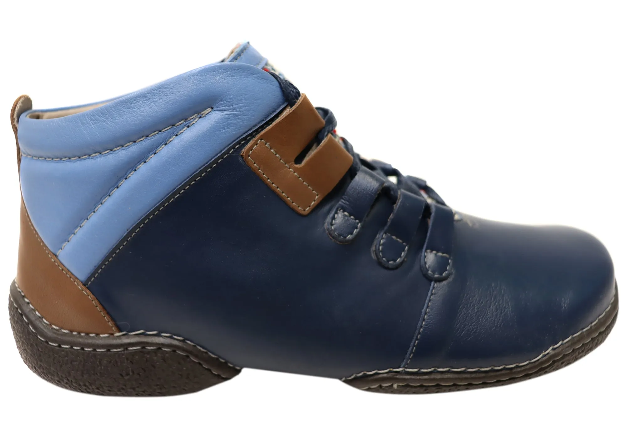J Gean Amber Womens Comfortable Leather Ankle Boots Made In Brazil EverydayUse Mud Resistant Winter Walker