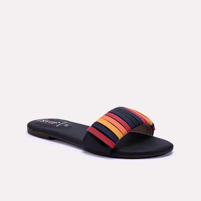 Gleam Black Casual Flats 0411500 Cushioned Base Work Commute
